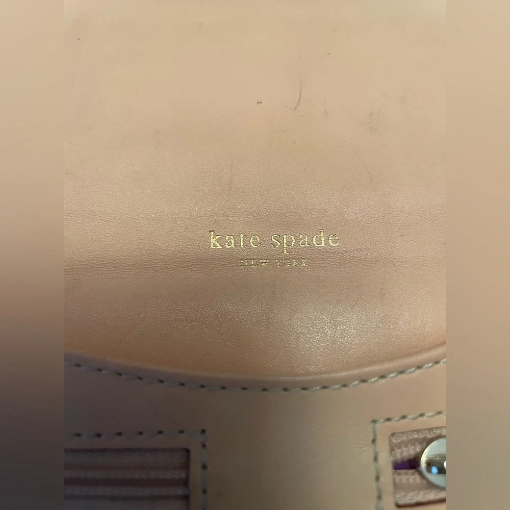 Kate Spade Rialto Place Neda Clutch / Olive Green Croc-Embossed / Vintage - Picture 8 of 11